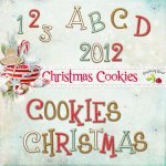Christmas Cookies Alpha Set Christmas Cookies Alpha Set