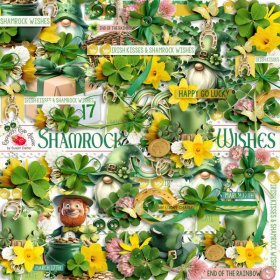 Shamrock Wishes Clusters