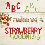 Strawberry Patch Alpha Set Strawberry Patch Alpha Set