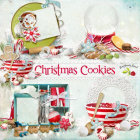 Christmas Cookies Cluster Set