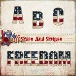 Stars And Stripes Alpha Set Stars And Stripes Alpha Set