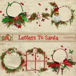 Letters To Santa Cluster Set