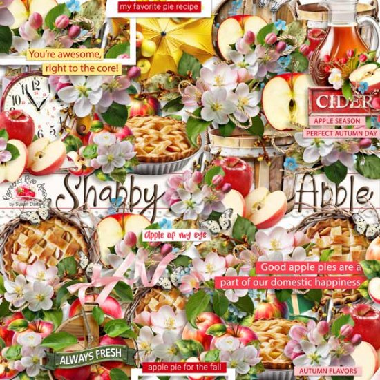 Shabby Apple Clusters - Click Image to Close