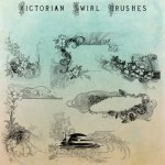 Victorian Swirl Design Brushes