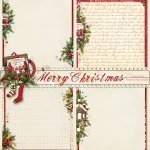 Merry Christmas Stacked Paper Set