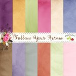 Follow Your Arrow Solid Watercolor Papers