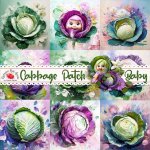 Cabbage Patch Baby Art Papers