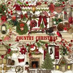Country Christmas Elements