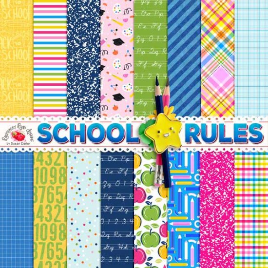 School Rules Papers - Click Image to Close