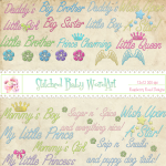 Stitched Baby WordArt 2