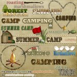 Summer Camp WordArt