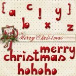 Merry Christamas Alphas Set