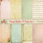 Vintage Shabby Papers Set1