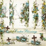 Easter Blessings Side Clusters