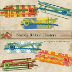 Shabby Ribbon Clusters
