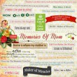 Memories Of Mom WordArt