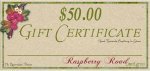 $50 Gift Certificate $50 Gift Certificate