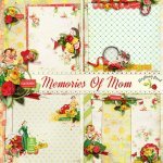 Memories Of Mom Stacked Papers
