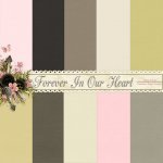 Forever In Our Heart Solid Paper Set