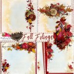 Fall Foliage Stacked Papers