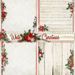 White Christmas Stacked Paper Set