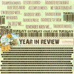 Year In Review Word Art