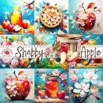 Shabby Apple Art Papers