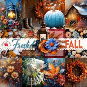 Frosted Fall Cards