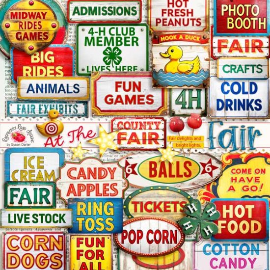 At The Fair Signs - Click Image to Close