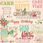 Happy Birthday Word Arts
