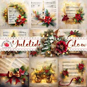 Yuletide Glow Art Papers