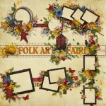 Folk Art Faire Cluster Set