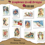 Victorian Christmas Stamps