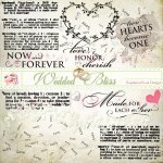 Wedded Bliss WordArt