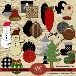 Cozy Christmas Template Set1