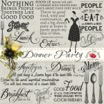 Dinner Party Stamp Set
