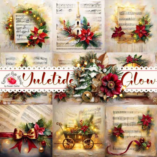 Yuletide Glow Art Papers - Click Image to Close