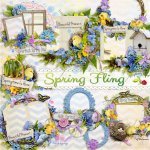 Spring Fling Cluster Set