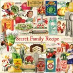 Secret Family Recipe Ephemera Collection