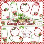 Candy Cane Lane Tags