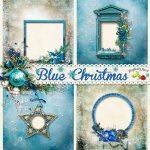 Blue Christmas EK QP Set