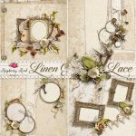 Linen And Lace QP Set