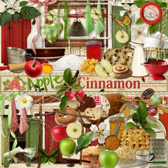 Apple Cinnamon Elements - $1.50 : Raspberry Road Designs