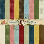 Family Matters Dotts and Solids Paper Set
