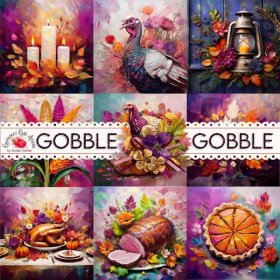 Gobble Gobble Art Papers