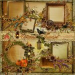 Autumn Sunset Cluster Set