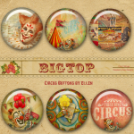 BIGTOP Circus Buttons