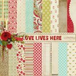 Love Lives Here Paper Set