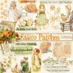 Calico Patches Rub Ons