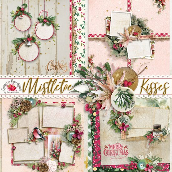 Mistletoe Kisses QP Set - Click Image to Close